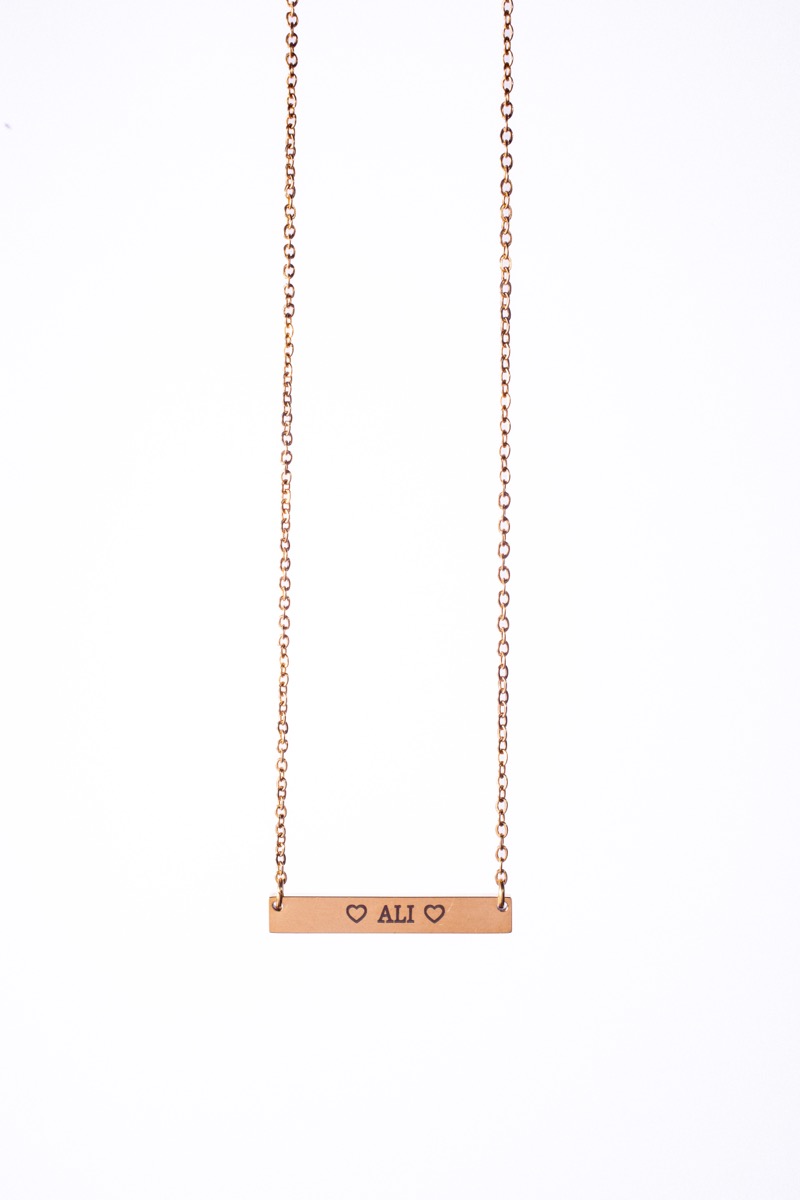Bar necklace